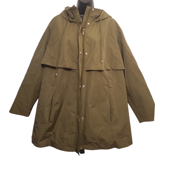 Coat Jacket NWOT Centigrade 1x olive green - Picture 5 of 8